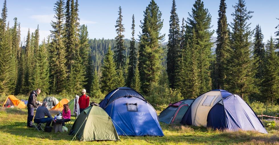 Best Camping Photo of tents at a campsite