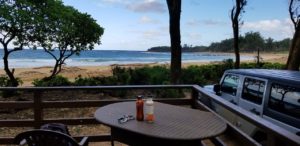 Kumu camping on Kauai